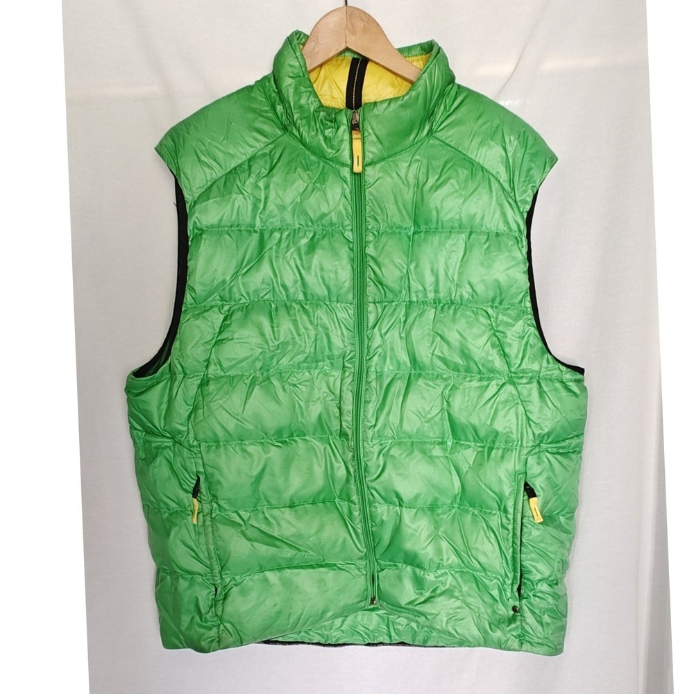 RLX Ralph Lauren Golf Puffer Vest Green Quilted Down Fill Ripstop XL XXL